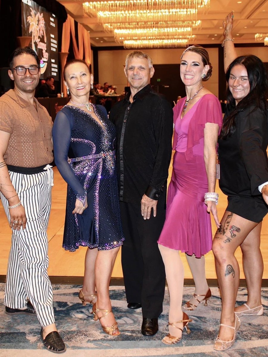 dancers and guests